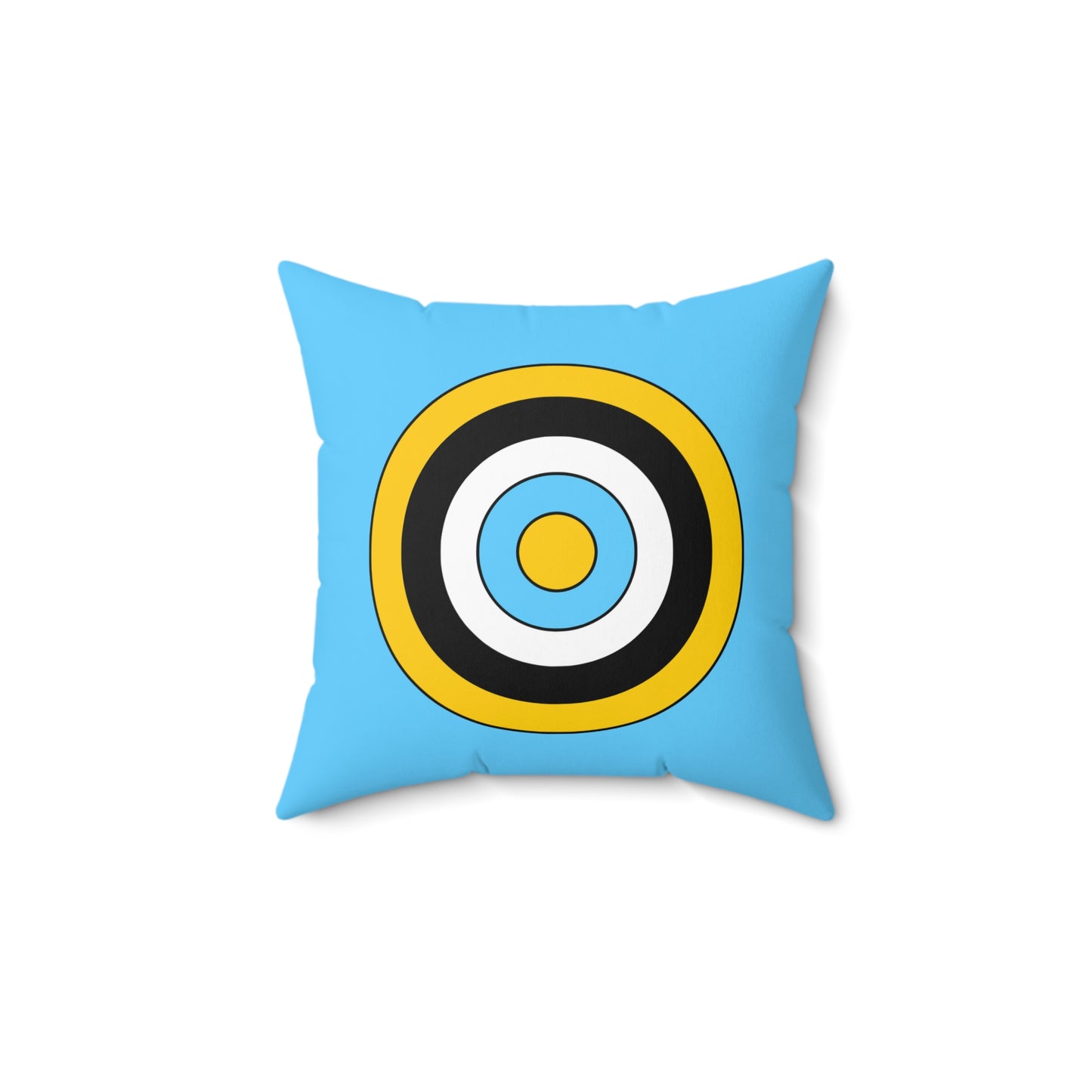 Saint Lucia Retro Target Cushion Pillow