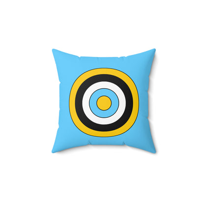 Saint Lucia Retro Target Cushion Pillow
