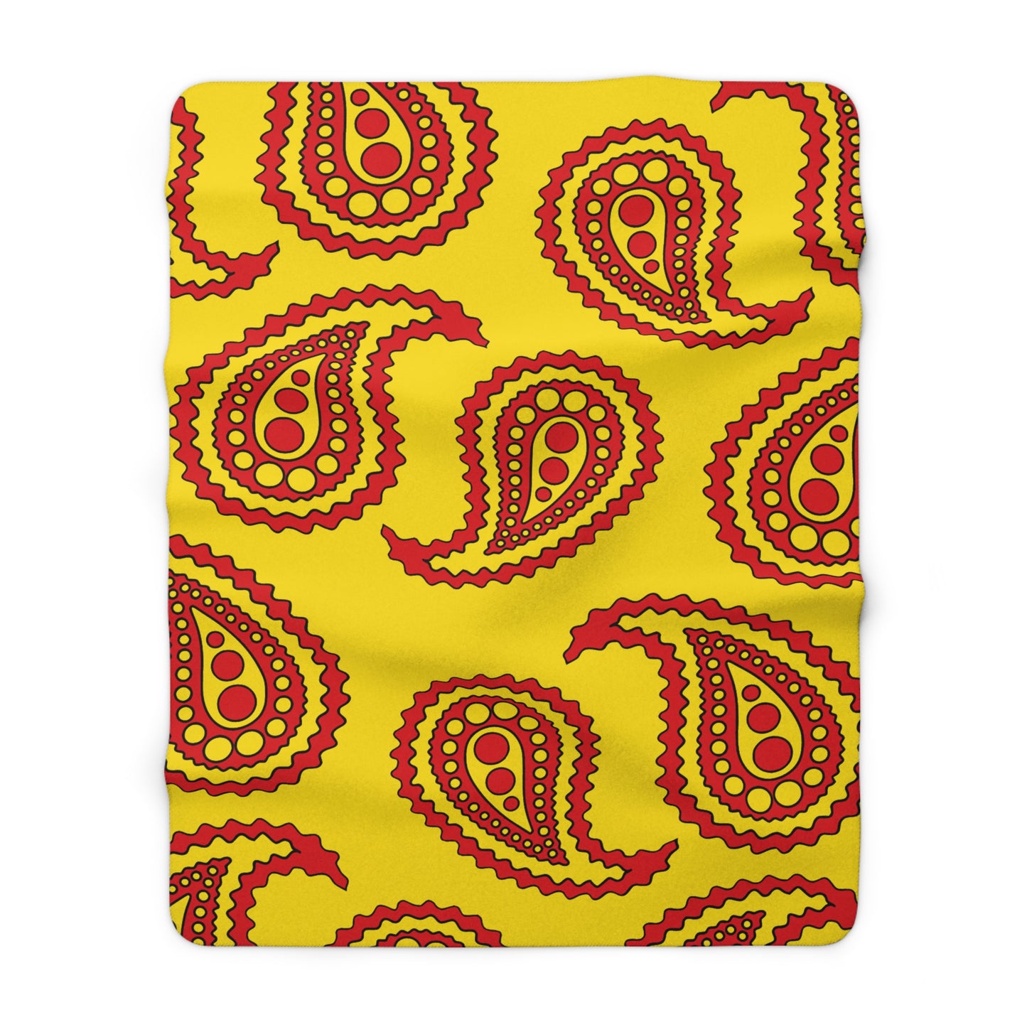 Catalonia Retro Paisley Blanket Throw