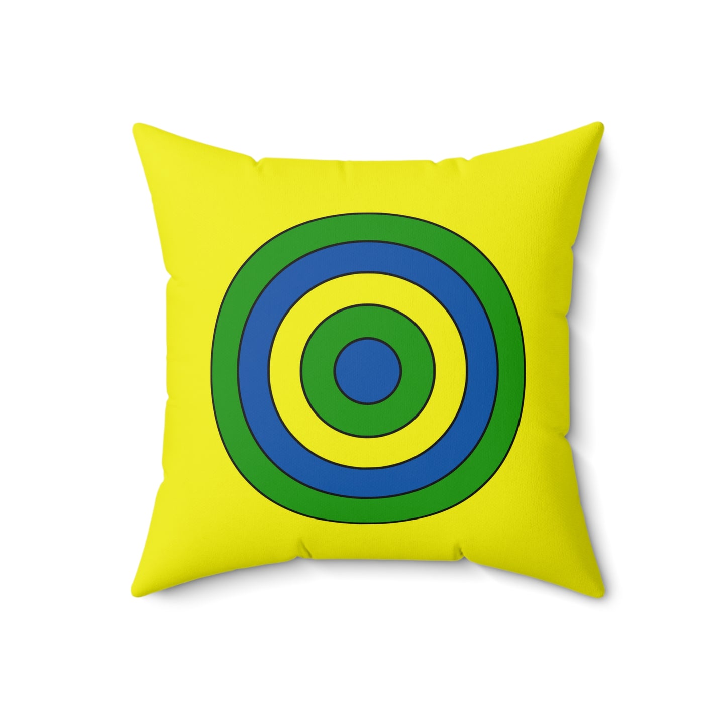 Saint Vincent And The Grenadines Retro Target Cushion Pillow