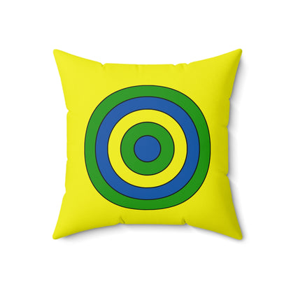 Saint Vincent And The Grenadines Retro Target Cushion Pillow