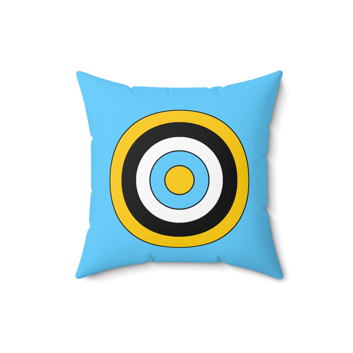 Saint Lucia Retro Target Cushion Pillow