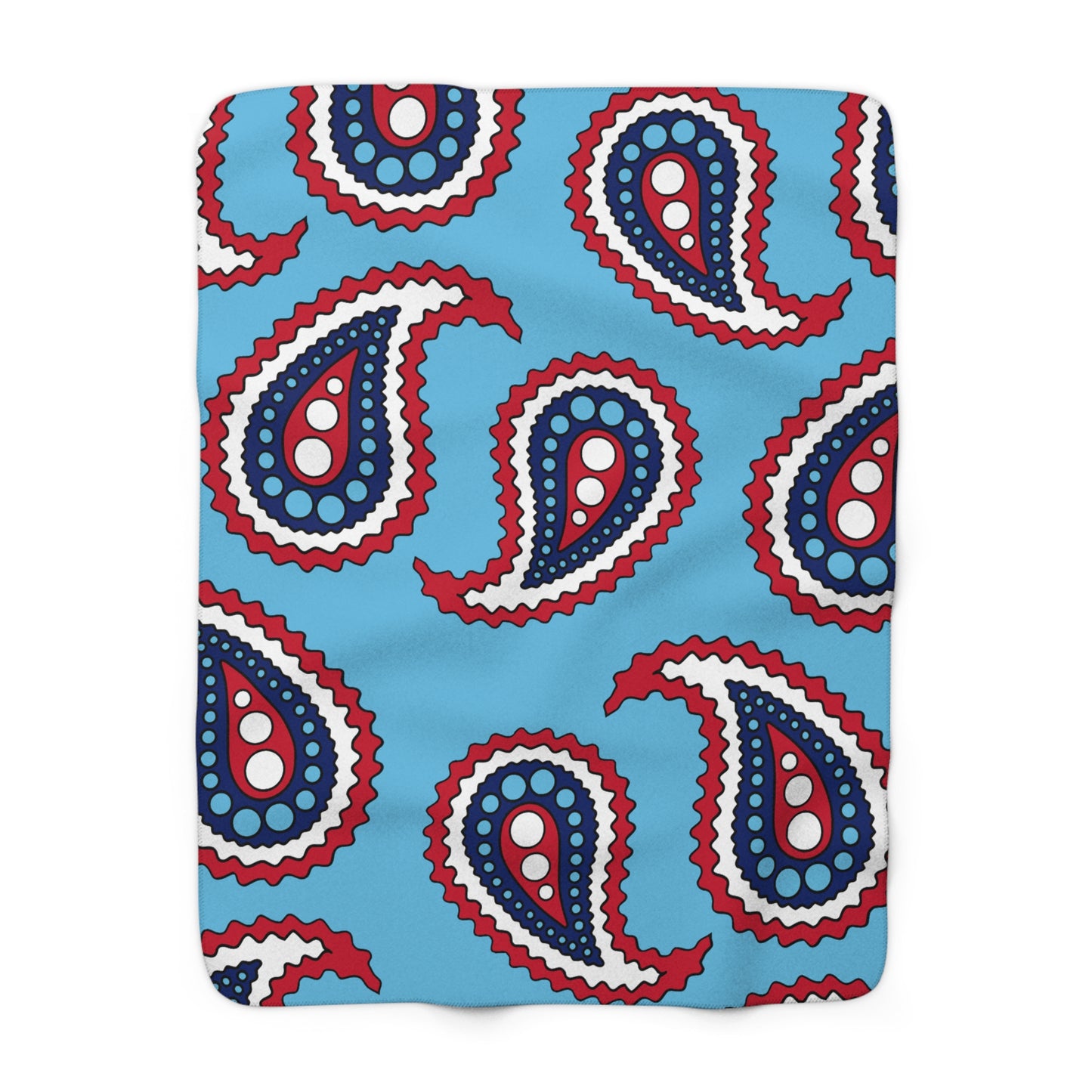 Fiji Retro Paisley Blanket Throw