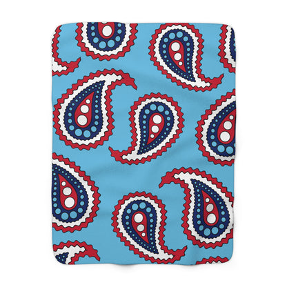 Fiji Retro Paisley Blanket Throw