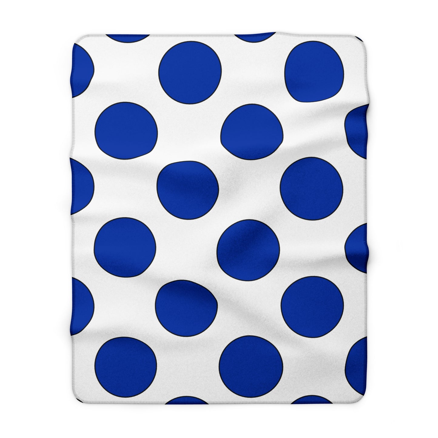 Uruguay Retro Polka Dots Blanket Throw