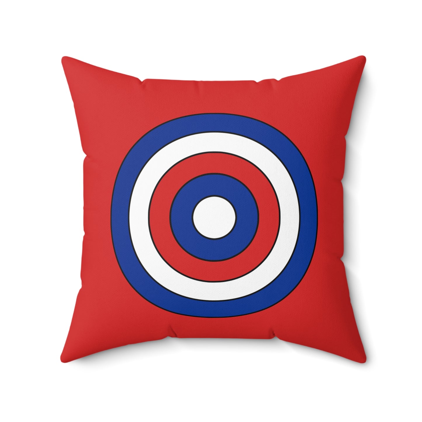 Bouvet Island Retro Target Cushion Pillow