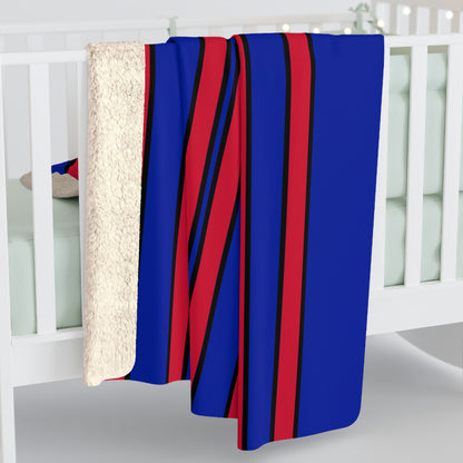 Haiti Retro Stripes Blanket Throw
