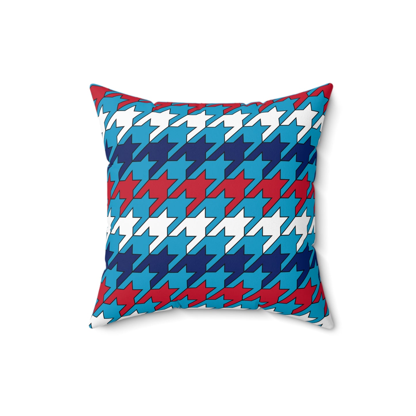 Tuvalu Retro Houndstooth Cushion Pillow