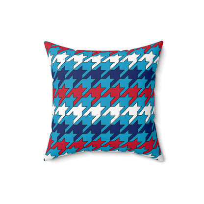 Tuvalu Retro Houndstooth Cushion Pillow