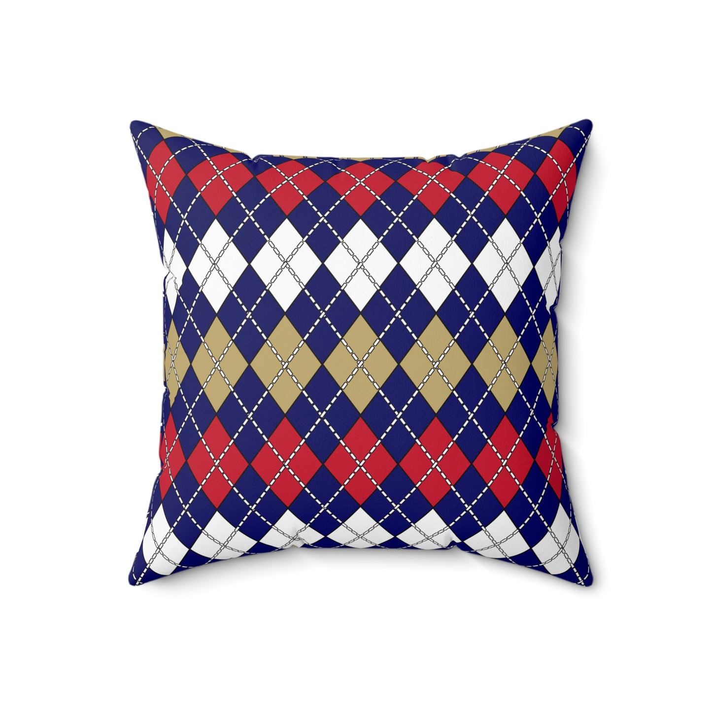 Saint Helena Retro Argyle Cushion Pillow