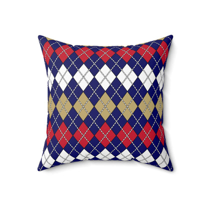 Saint Helena Retro Argyle Cushion Pillow