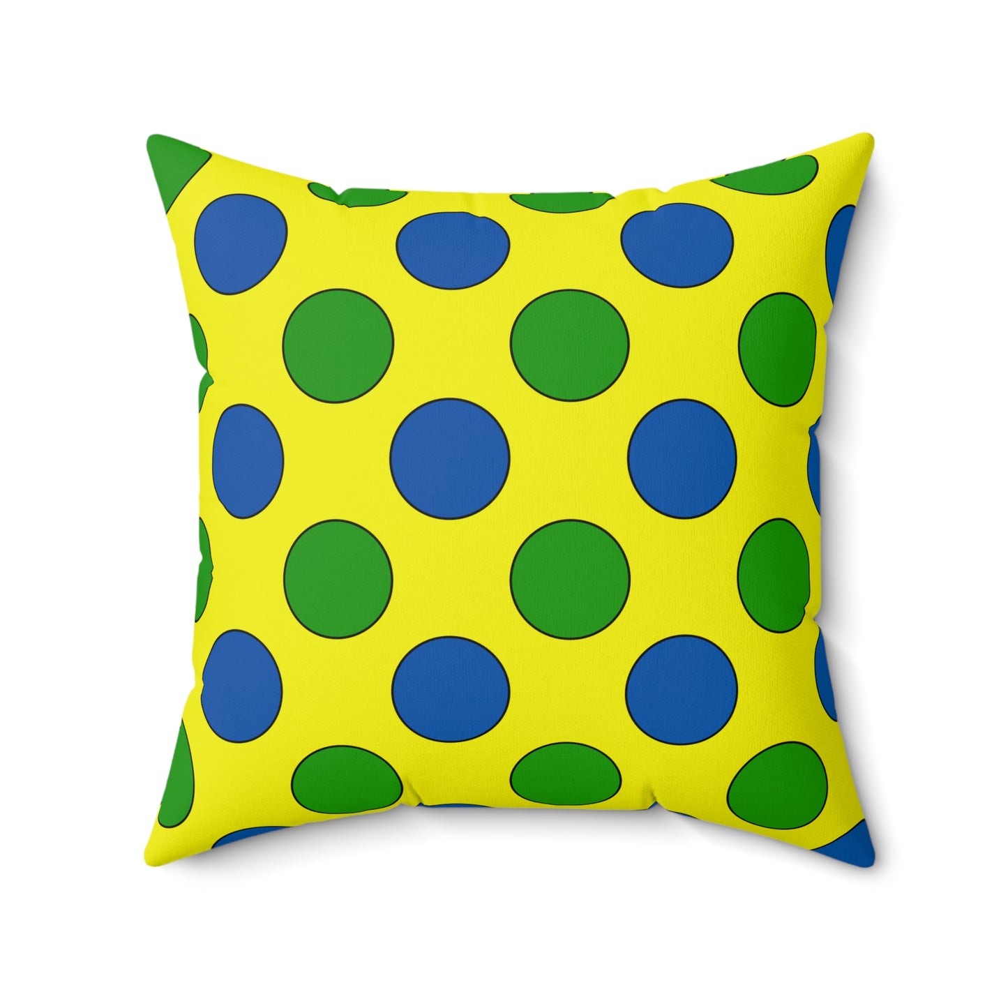 Saint Vincent And The Grenadines Retro Polka Dots Cushion Pillow