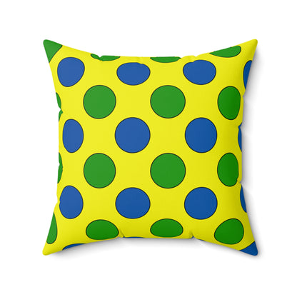 Saint Vincent And The Grenadines Retro Polka Dots Cushion Pillow