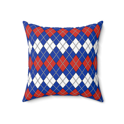 Russia Retro Argyle Cushion Pillow