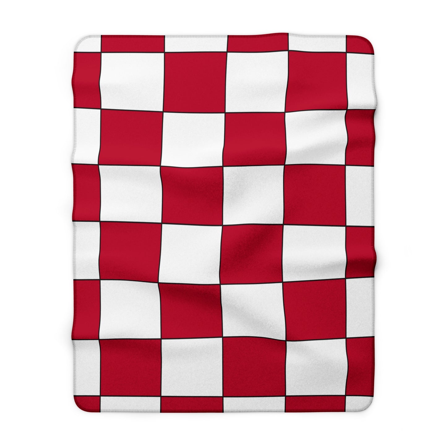 Japan Retro Check Blanket Throw