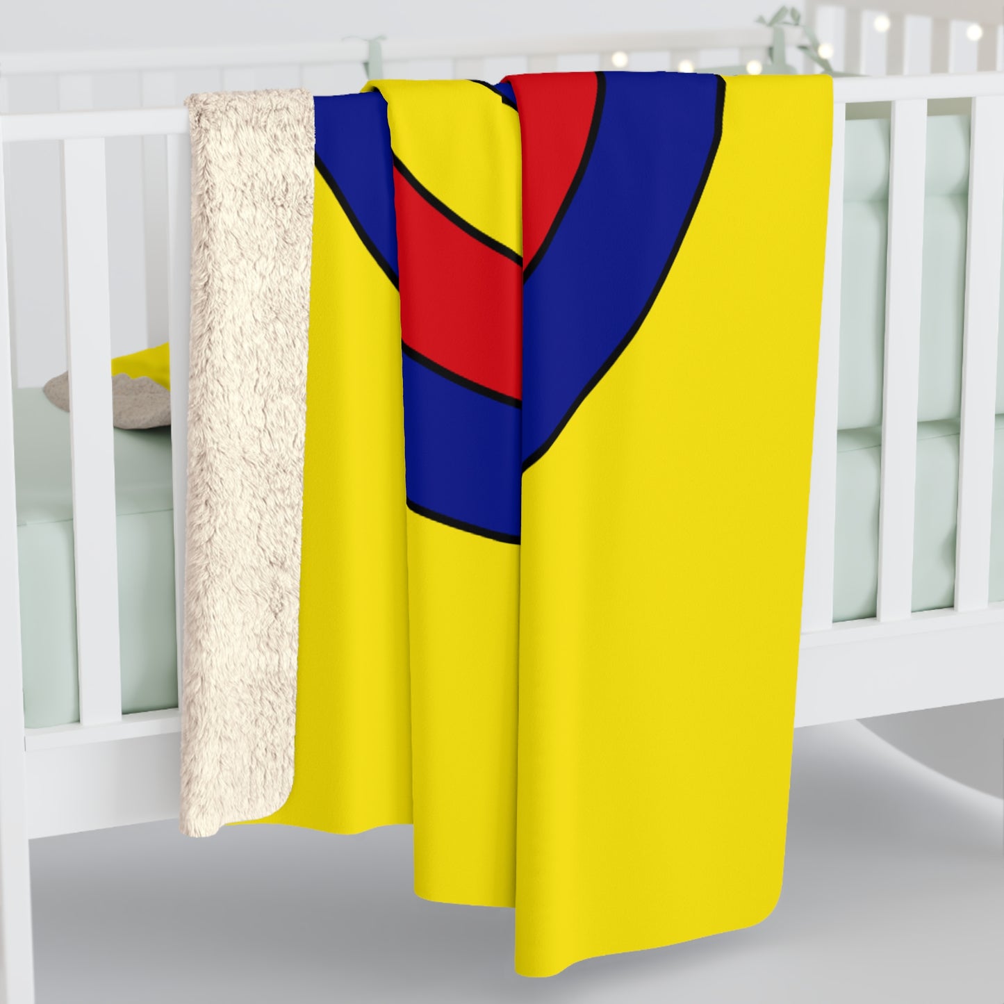 Colombia Retro Target Blanket Throw