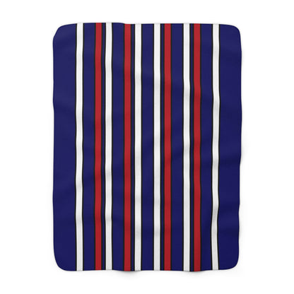 American Samoa Retro Stripes Blanket Throw