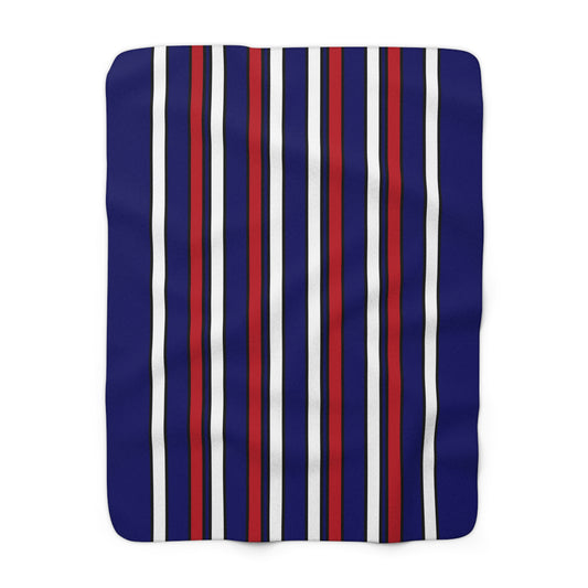 American Samoa Retro Stripes Blanket Throw
