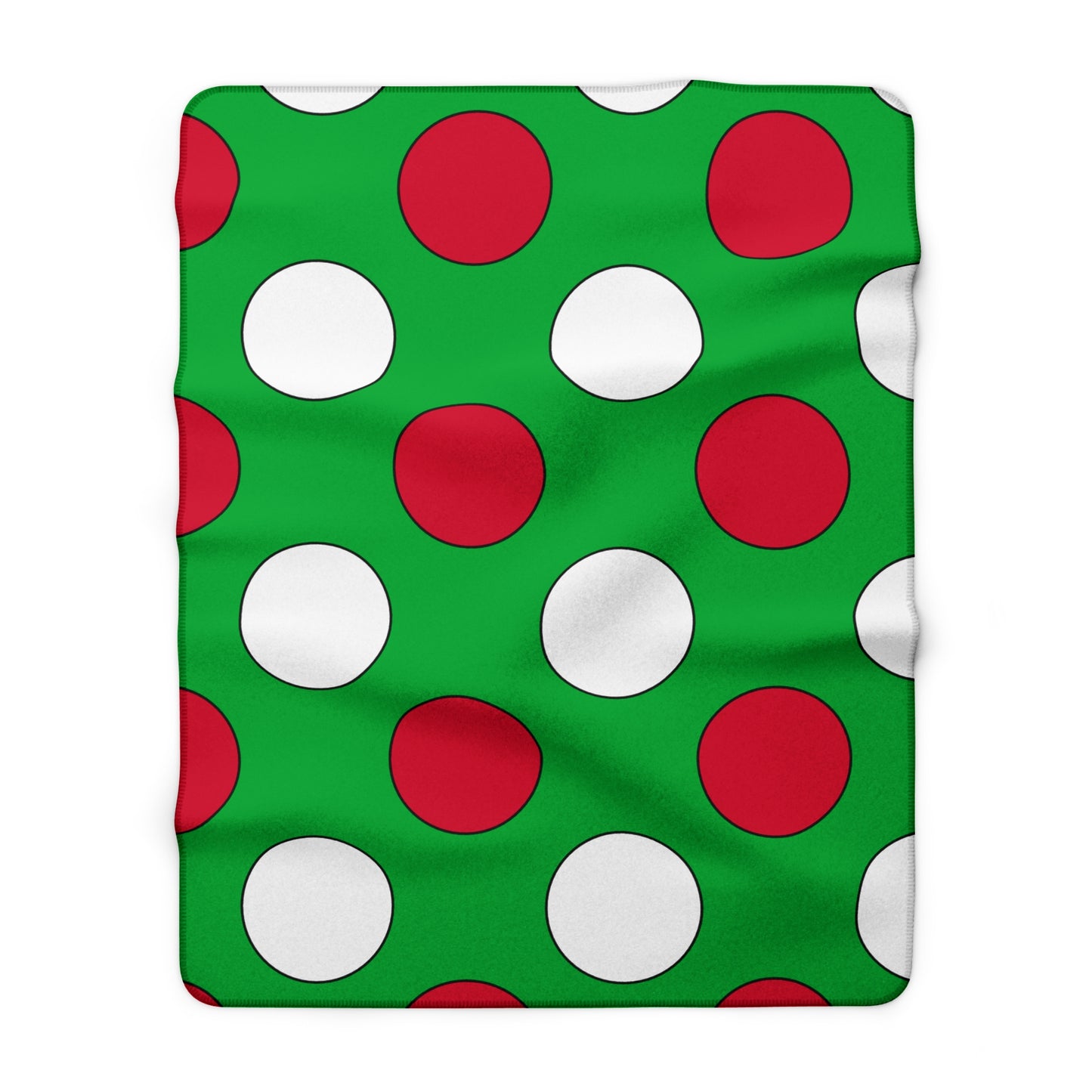 Wales Retro Polka Dots Blanket Throw