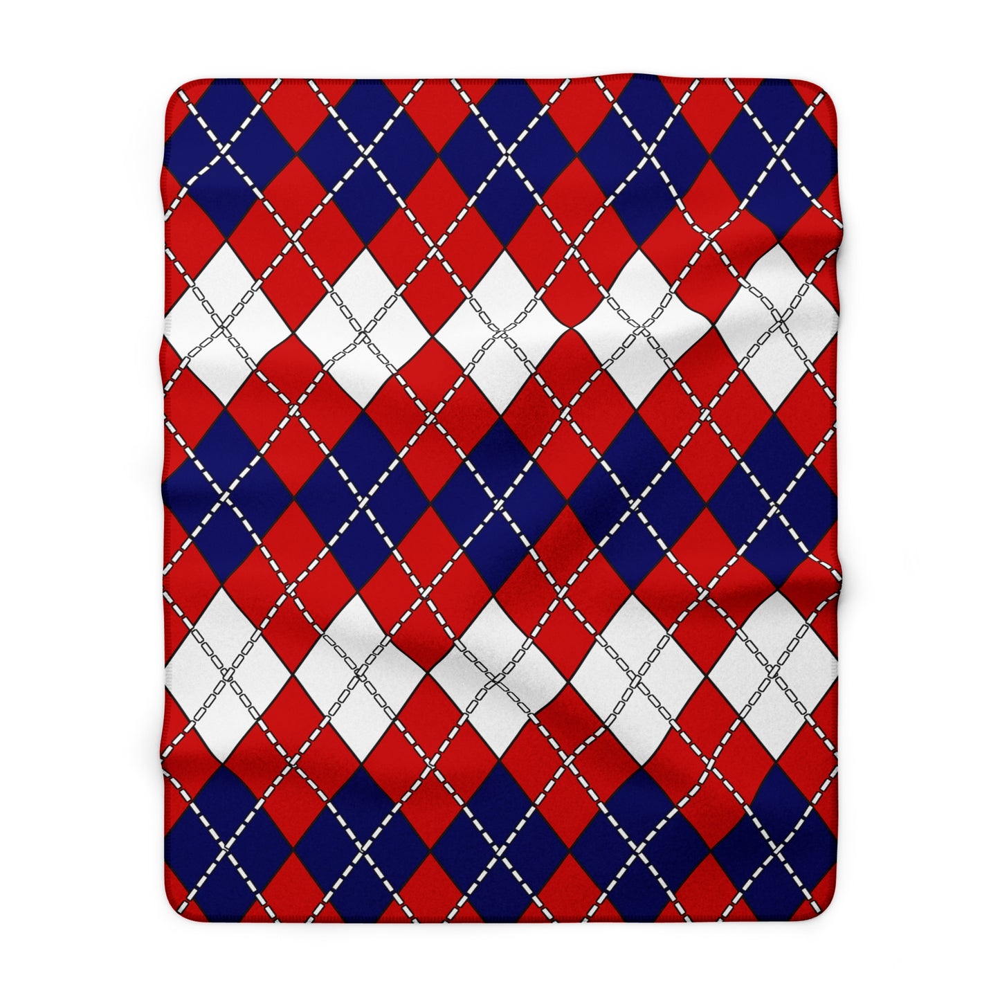 Nepal Retro Argyle Blanket Throw