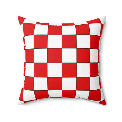 Singapore Retro Check Cushion Pillow