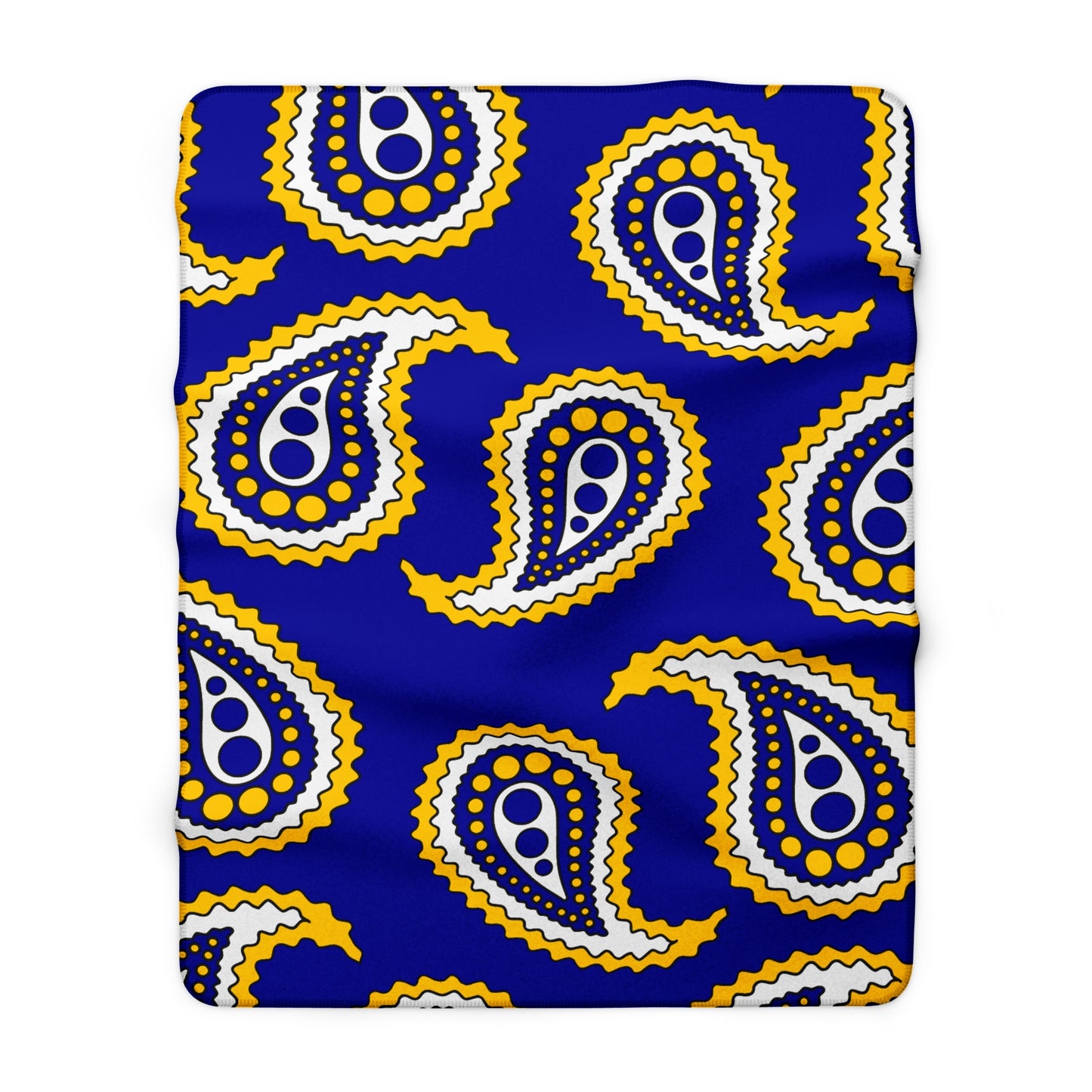 Bosnia And Herzegovina Retro Paisley Blanket Throw