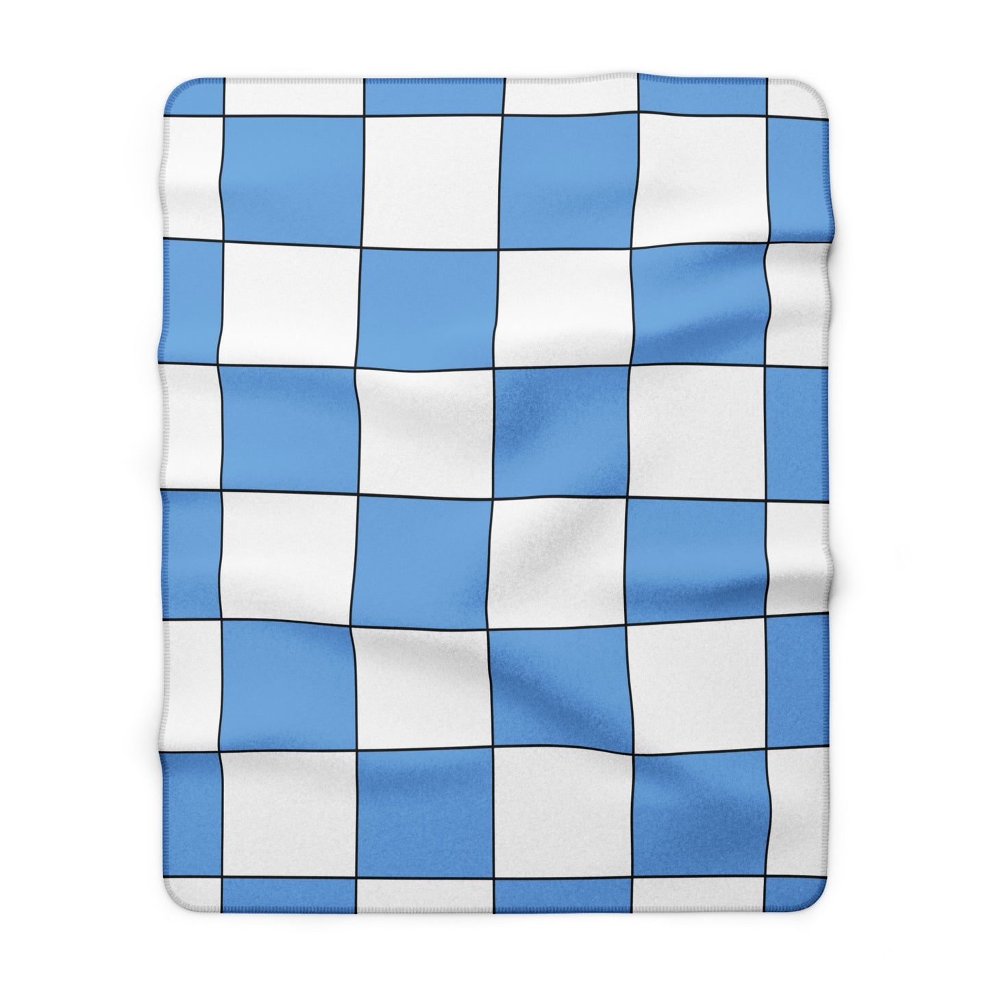 Argentina Retro Check Blanket Throw