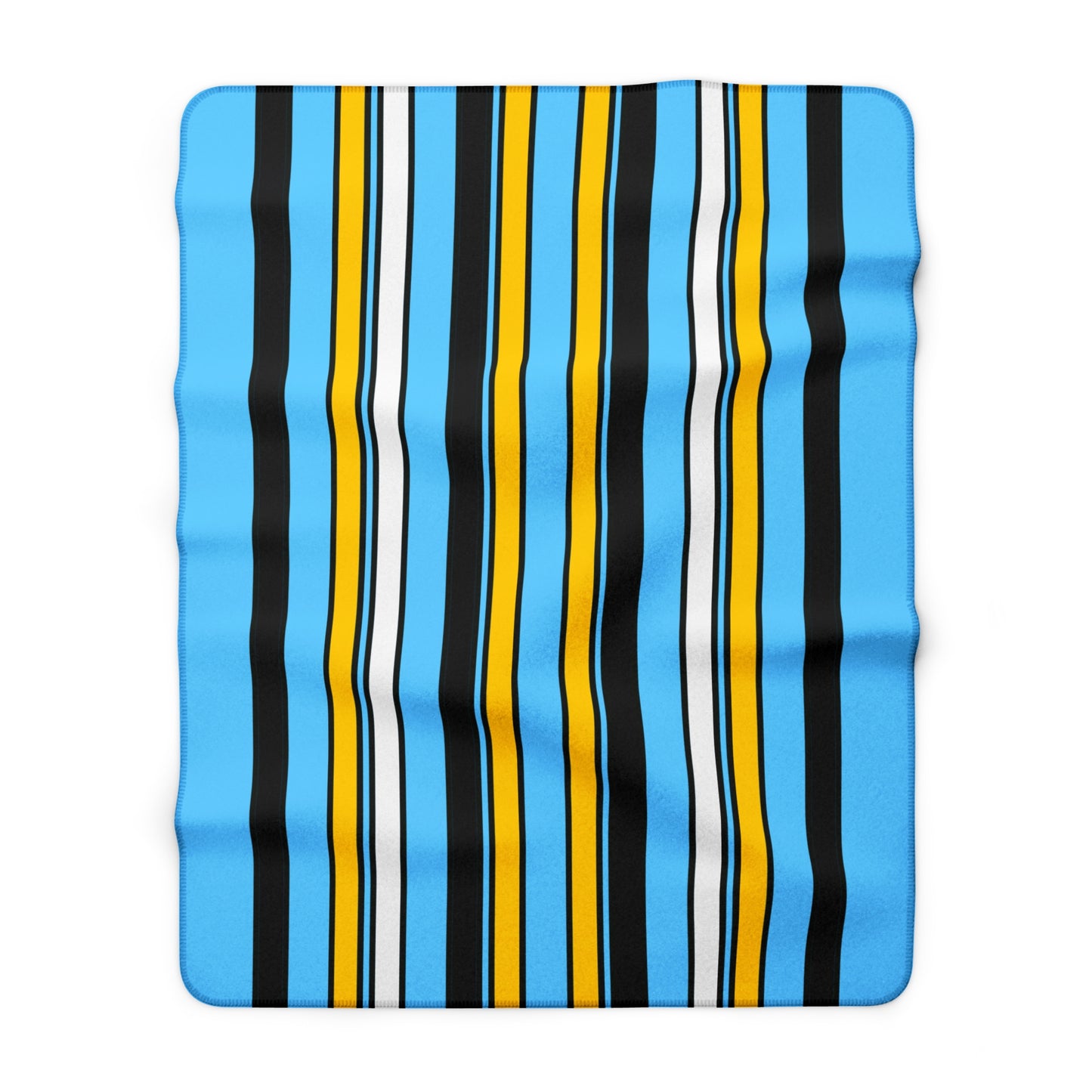 Saint Lucia Retro Stripes Blanket Throw