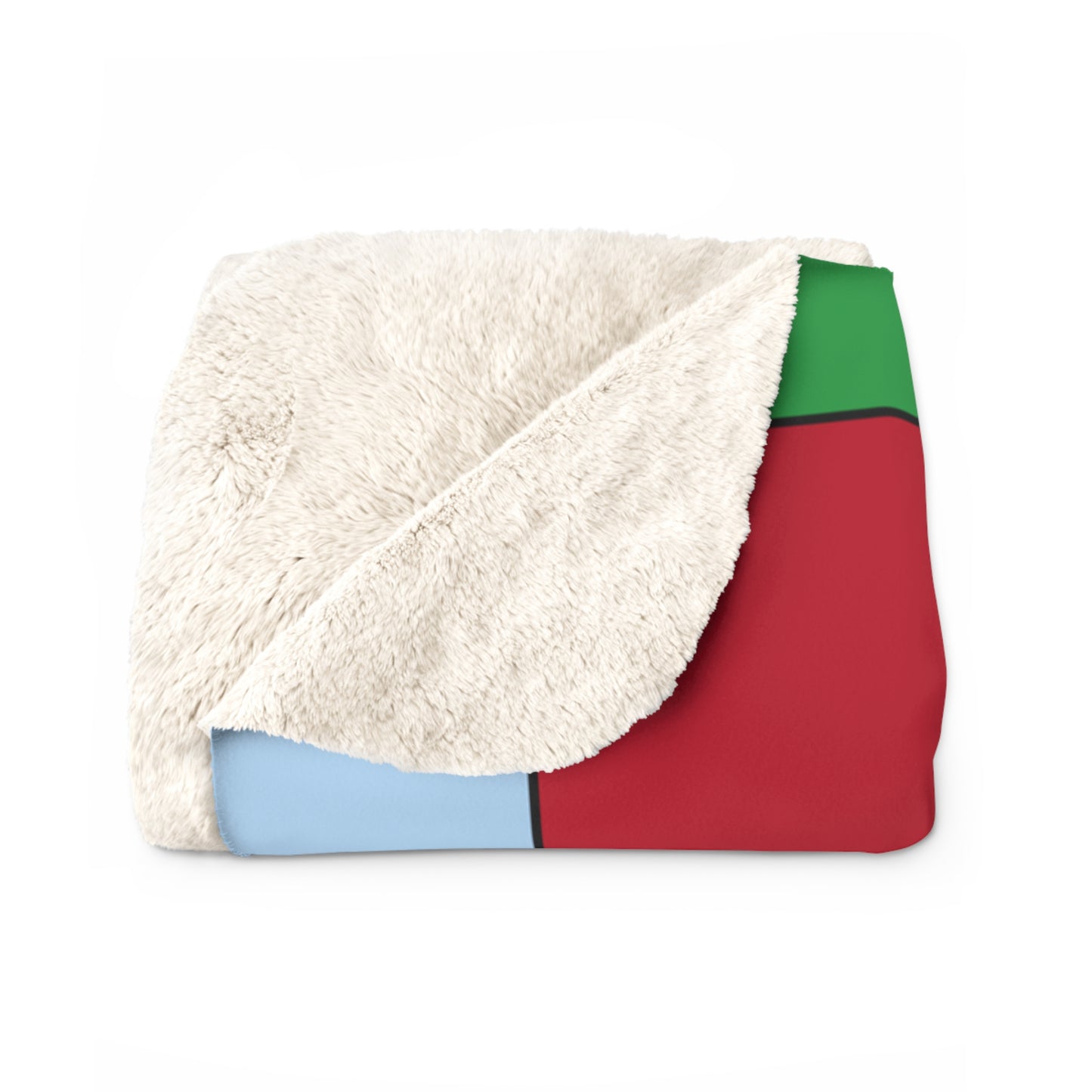 Eritrea Retro Check Blanket Throw
