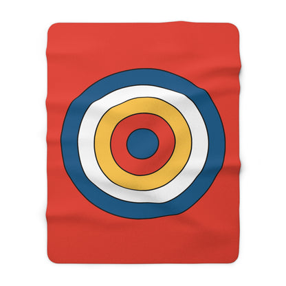 Kiribati Retro Target Blanket Throw