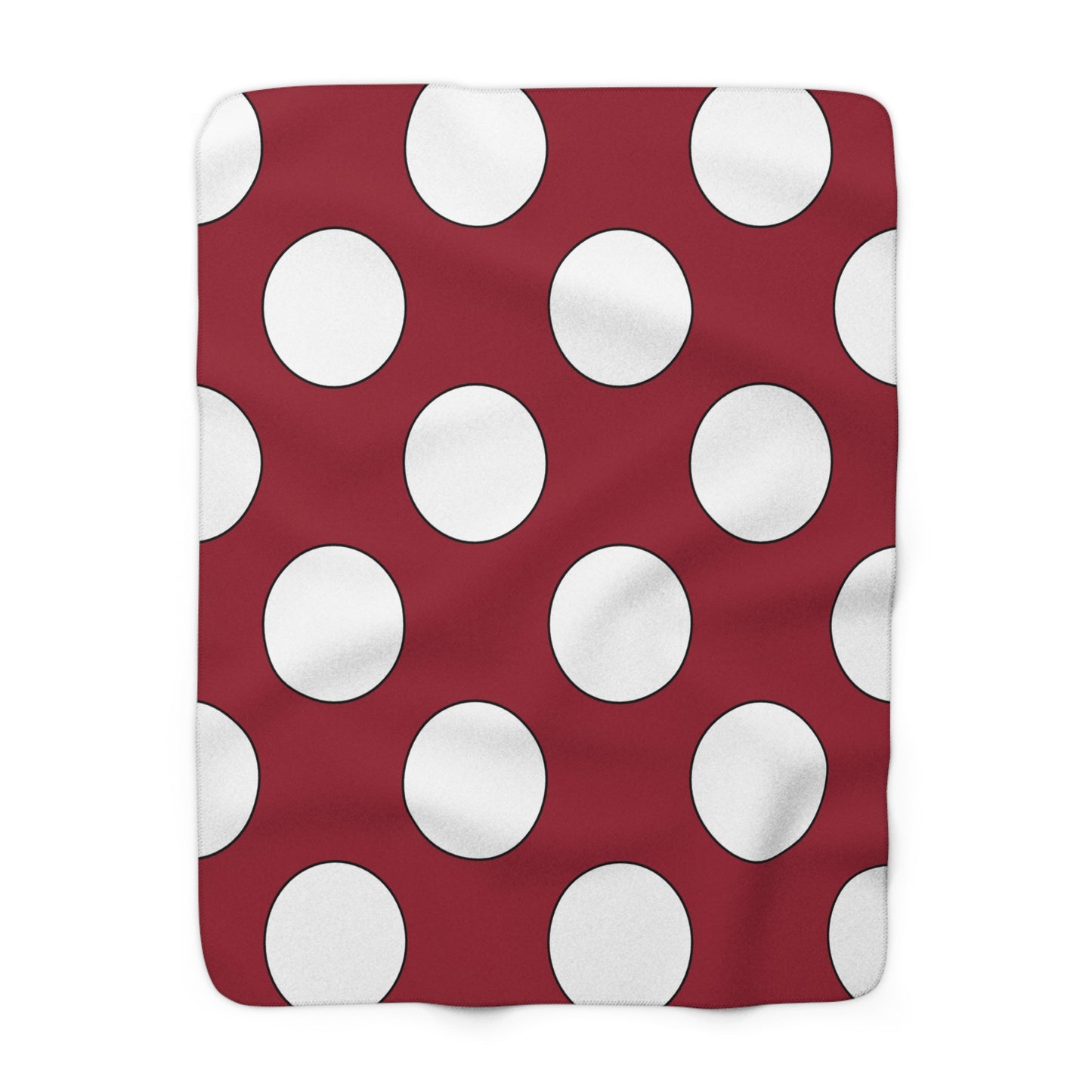 Latvia Retro Polka Dots Blanket Throw