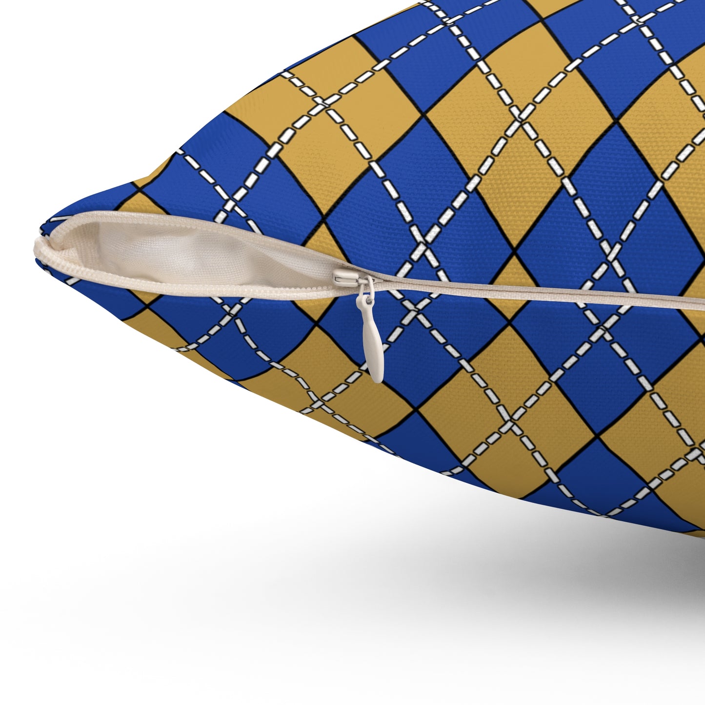 Kosovo Retro Argyle Cushion Pillow