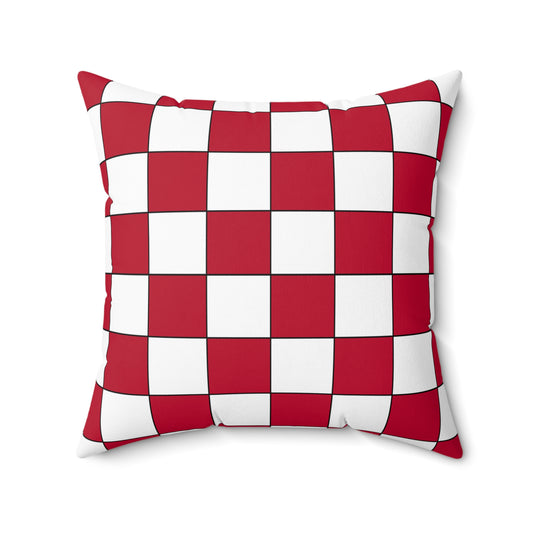 Japan Retro Check Cushion Pillow