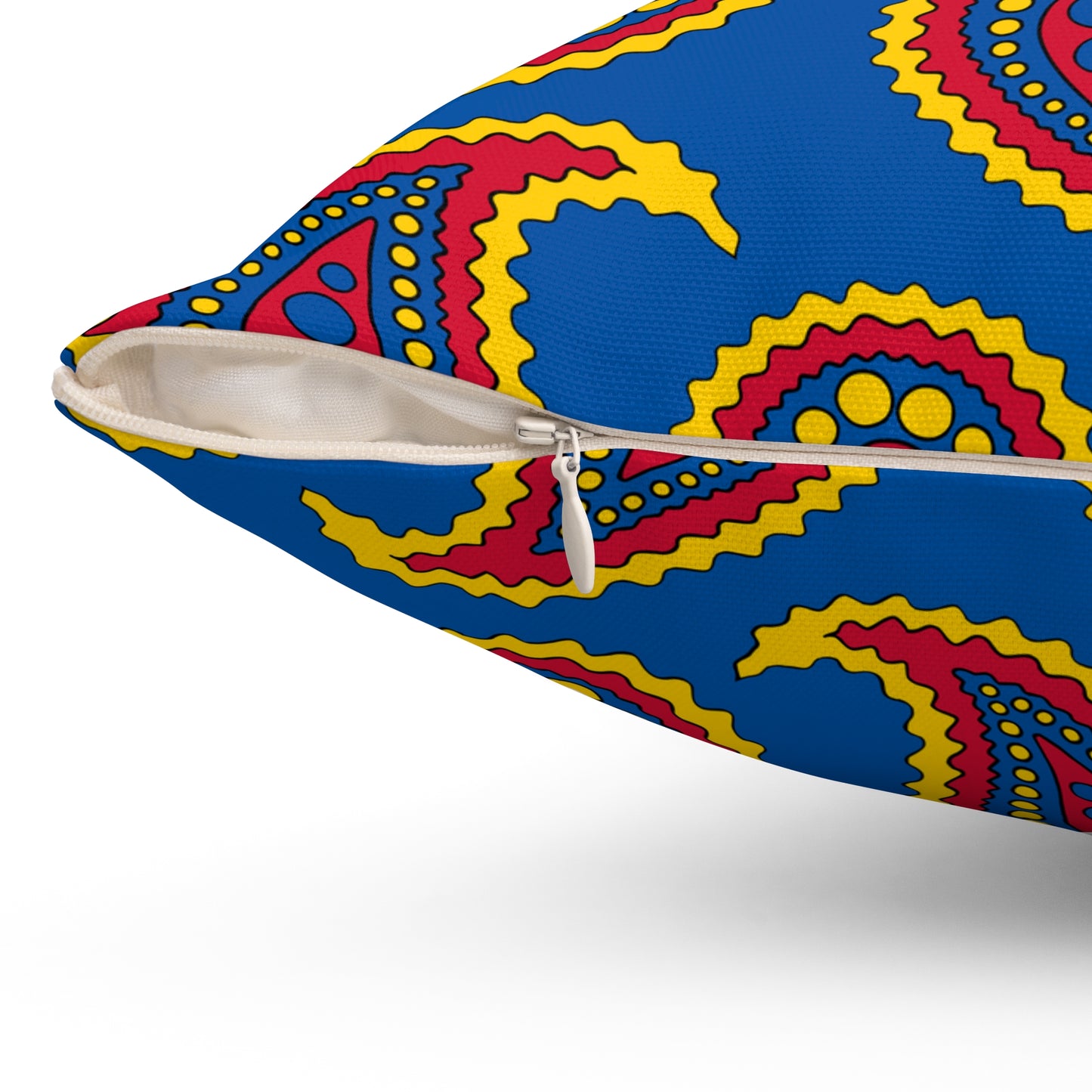 Aland Islands Retro Paisley Cushion Pillow
