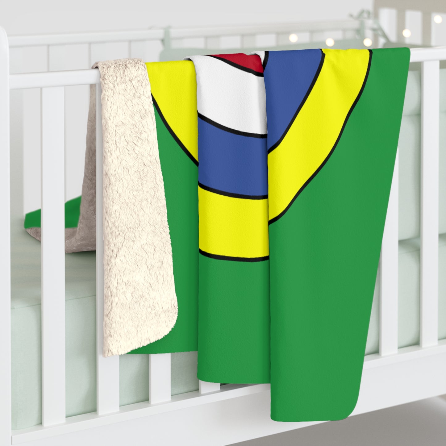 Comoros Retro Target Blanket Throw
