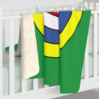 Comoros Retro Target Blanket Throw