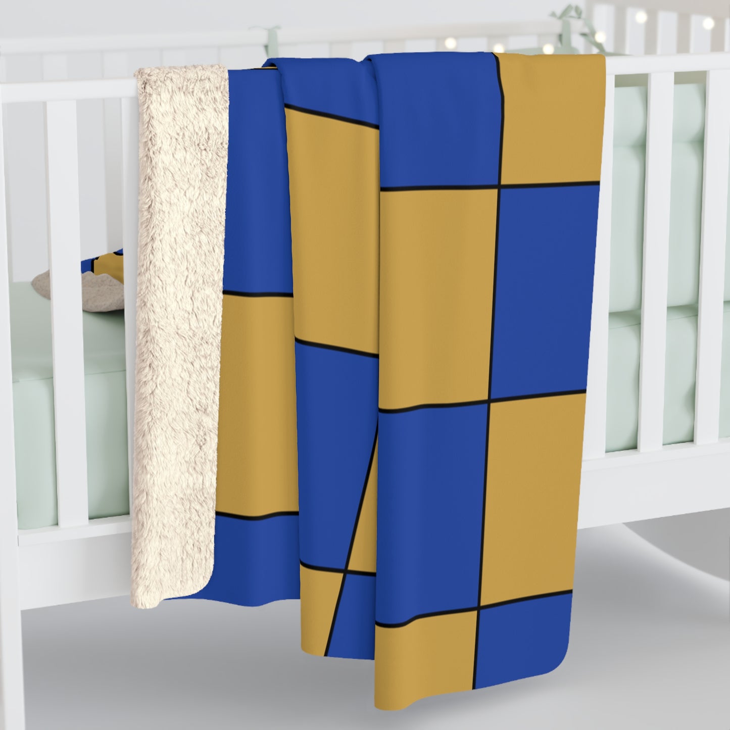Kosovo Retro Check Blanket Throw