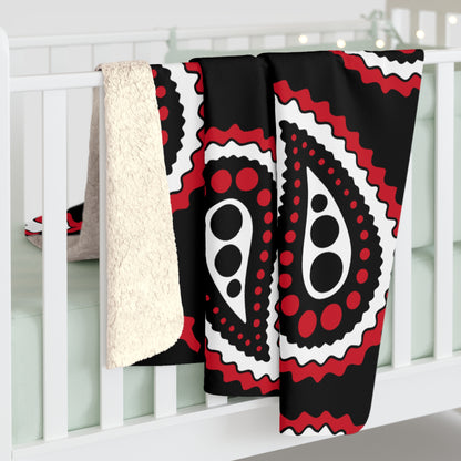Egypt Retro Paisley Blanket Throw