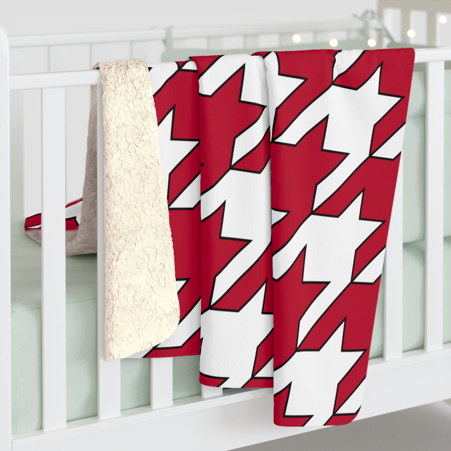 Japan Retro Houndstooth Blanket Throw