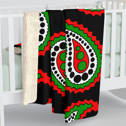 Sudan Retro Paisley Blanket Throw