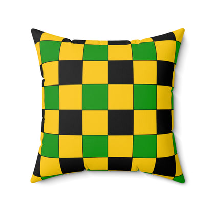 Jamaica Retro Check Cushion Pillow