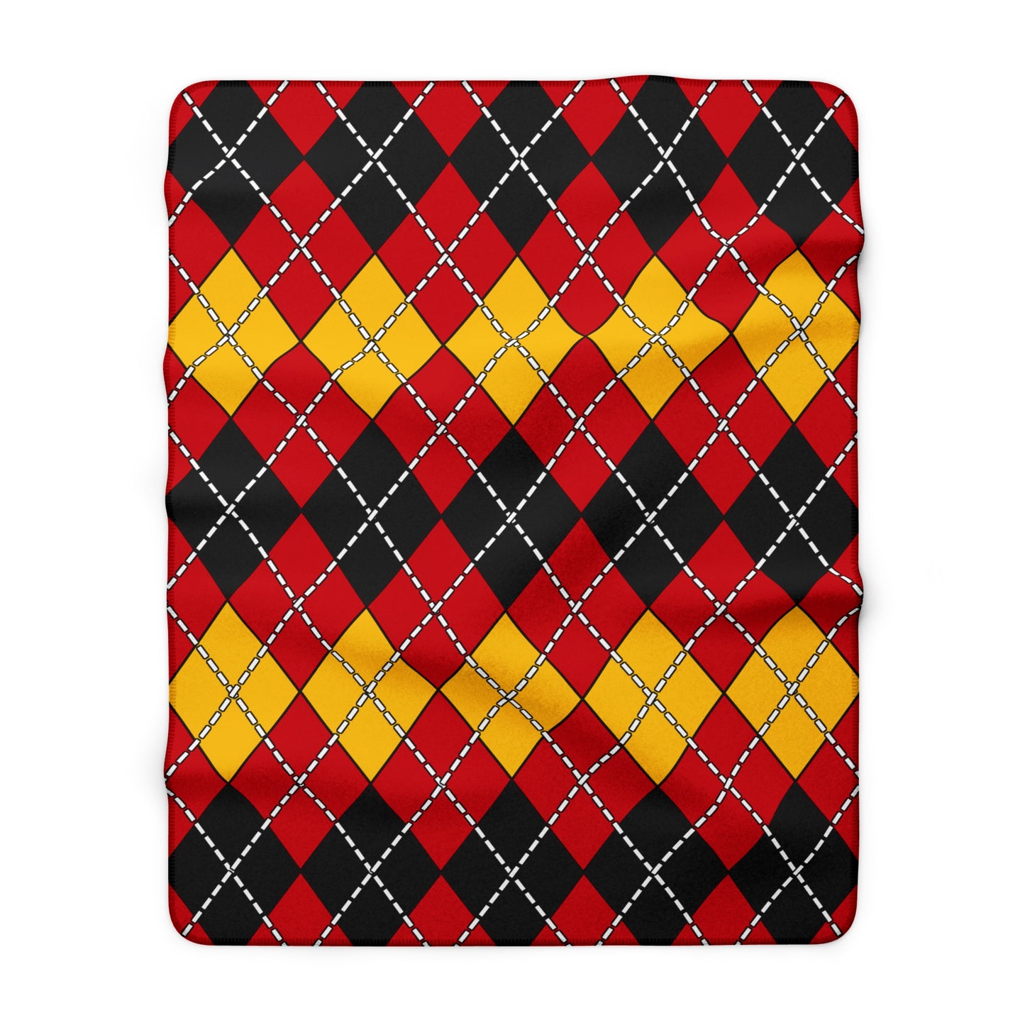 Timor Leste Retro Argyle Blanket Throw