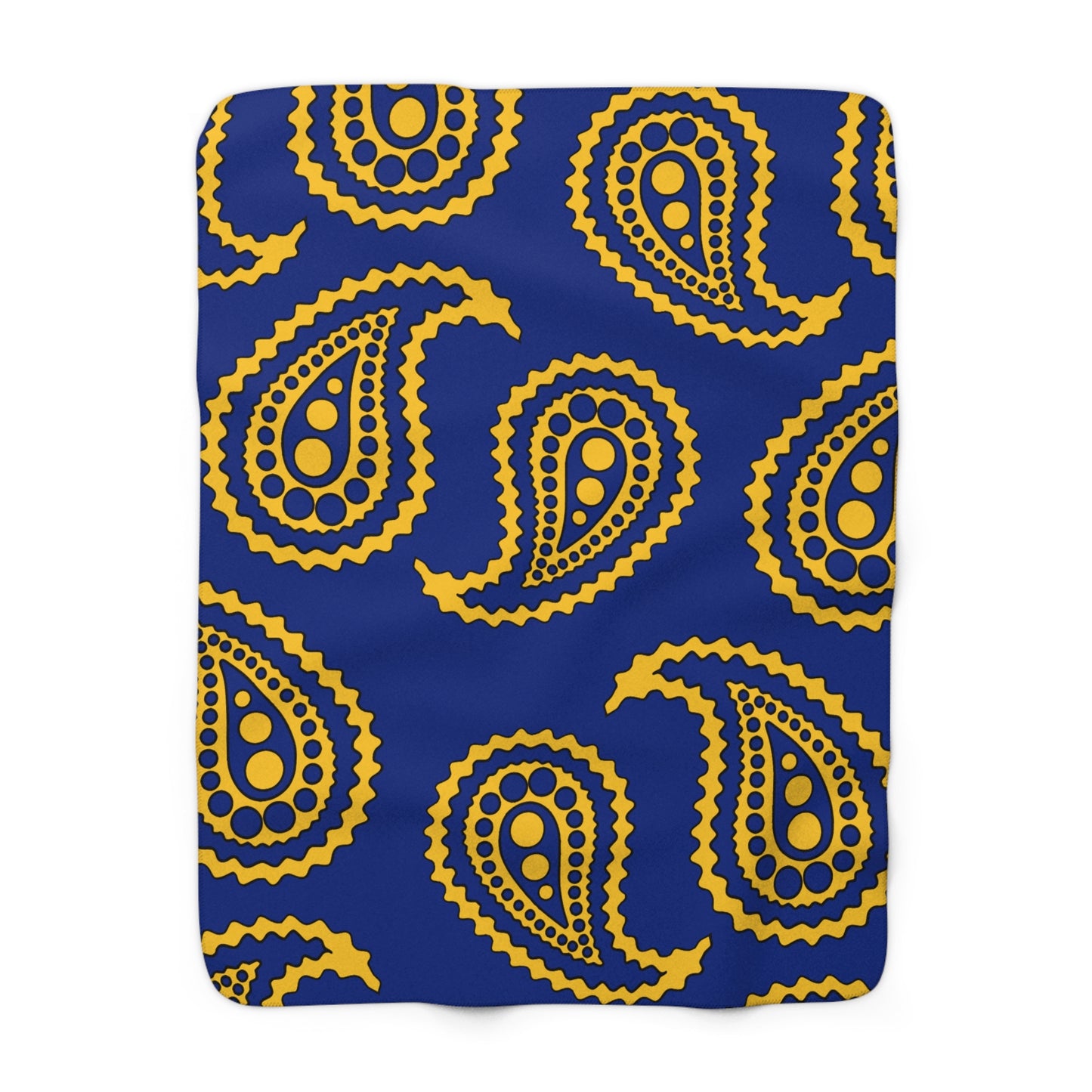 Barbados Retro Paisley Blanket Throw