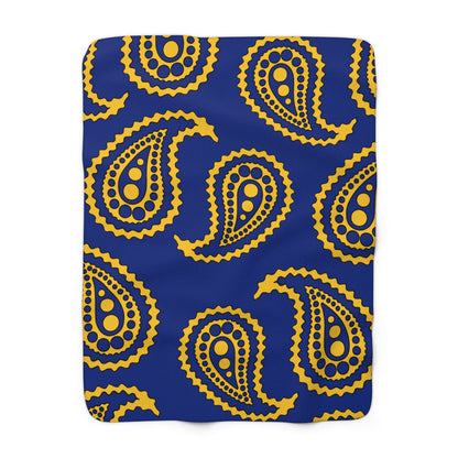 Barbados Retro Paisley Blanket Throw