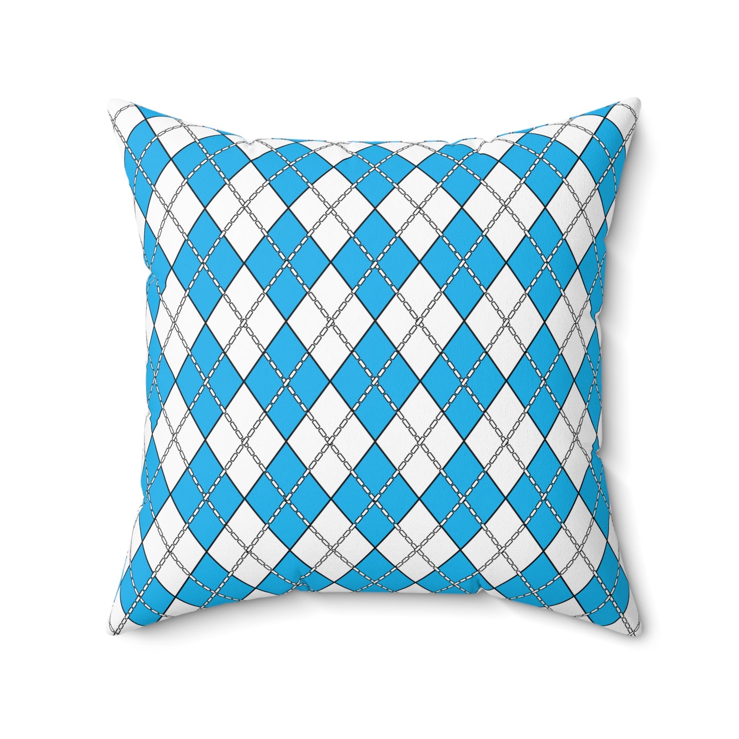 San Marino Retro Argyle Cushion Pillow
