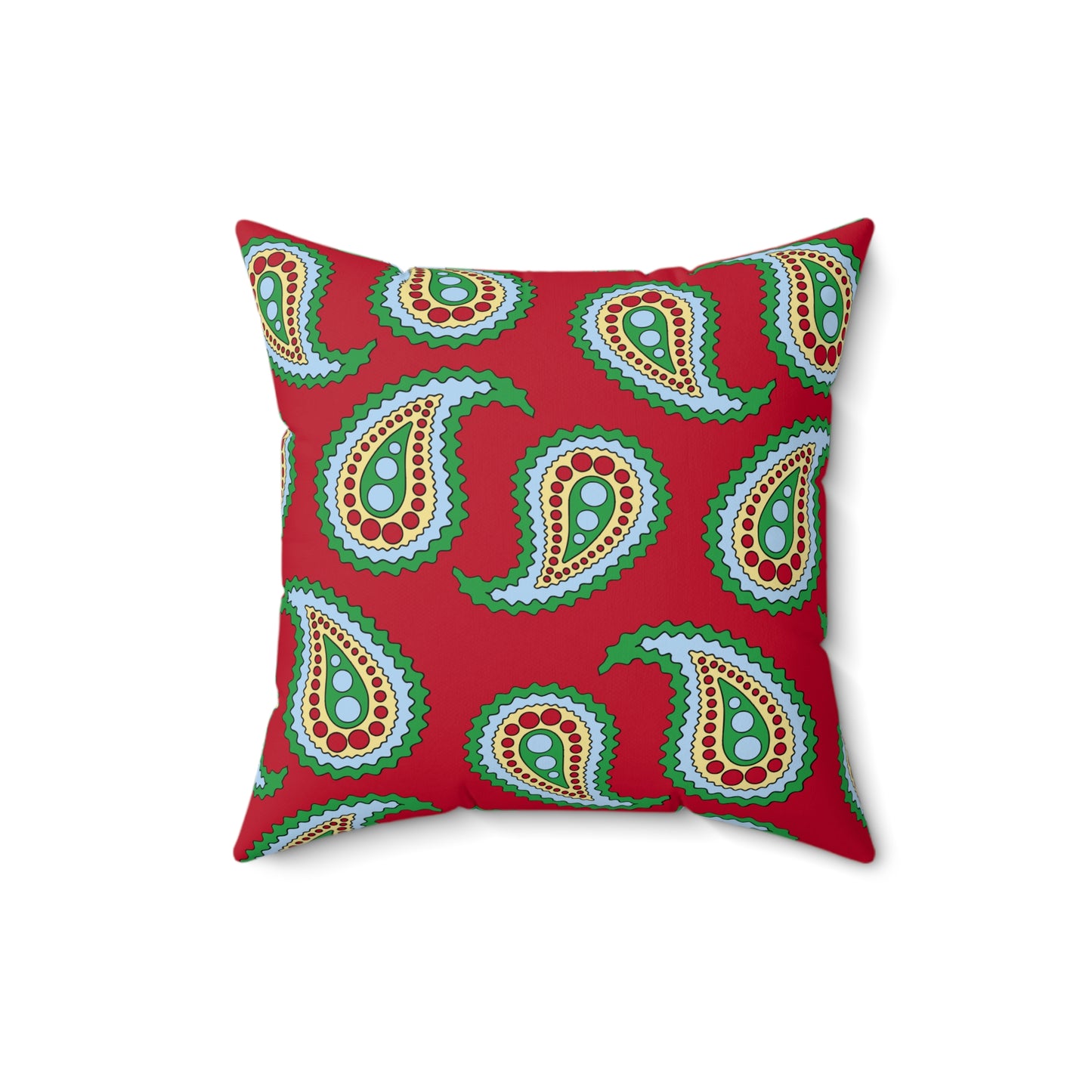 Eritrea Retro Paisley Cushion Pillow