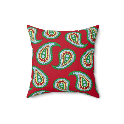 Eritrea Retro Paisley Cushion Pillow
