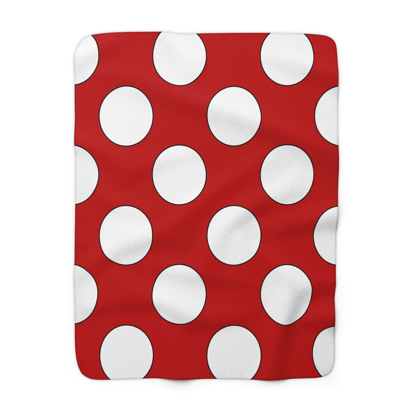 Tonga Retro Polka Dots Blanket Throw