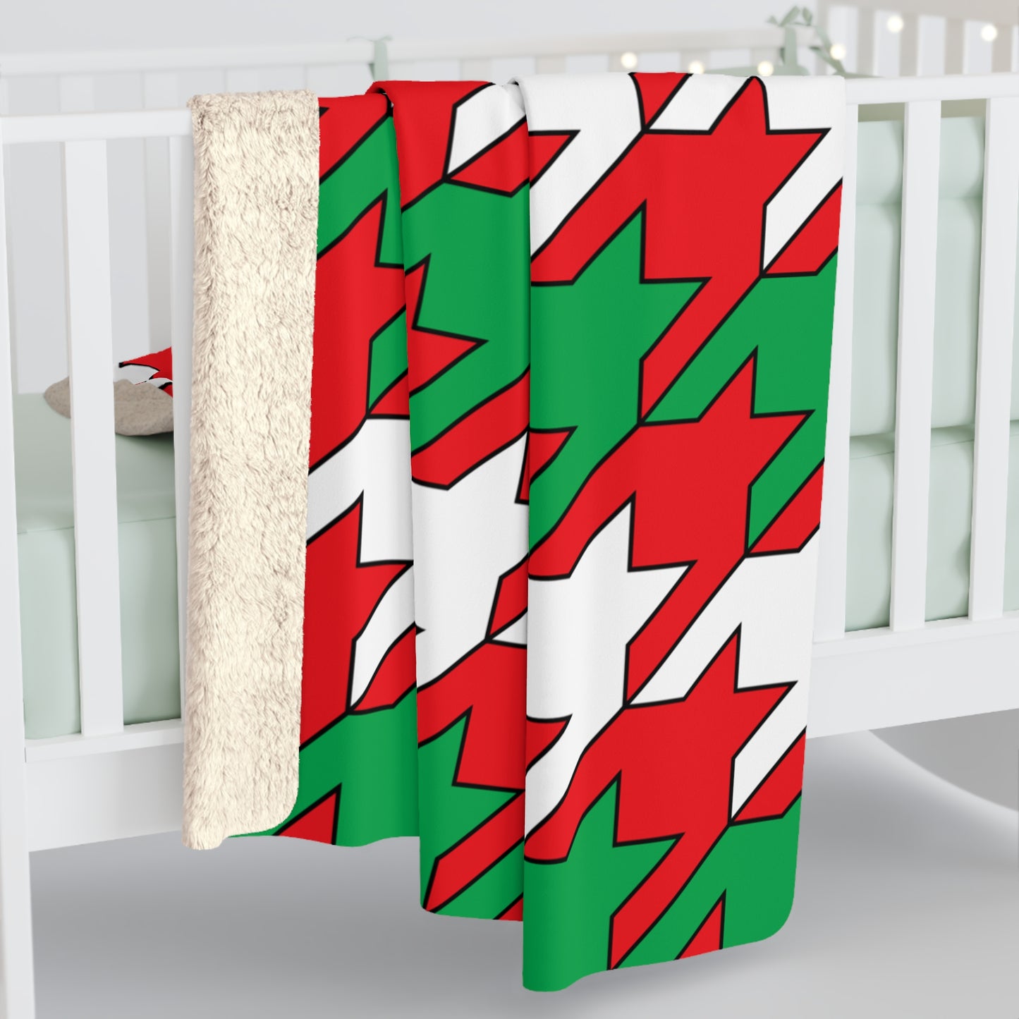 Lebanon Retro Houndstooth Blanket Throw