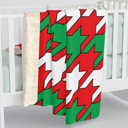 Lebanon Retro Houndstooth Blanket Throw